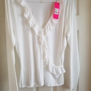 NWT Lilly Pulitzer Loreda Blouse-XL